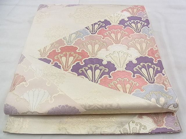 平和屋着物◎六通柄袋帯 唐織 上品錦 金糸 逸品 BAAJ1006if