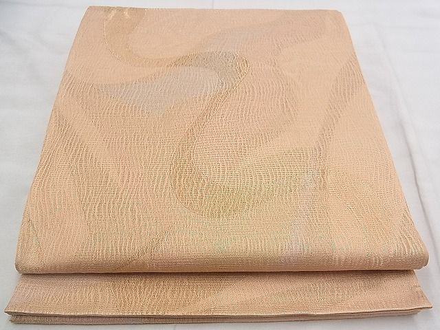 平和屋着物◎六通柄袋帯 櫛織り 道長文様 金糸 逸品 BAAJ1026if