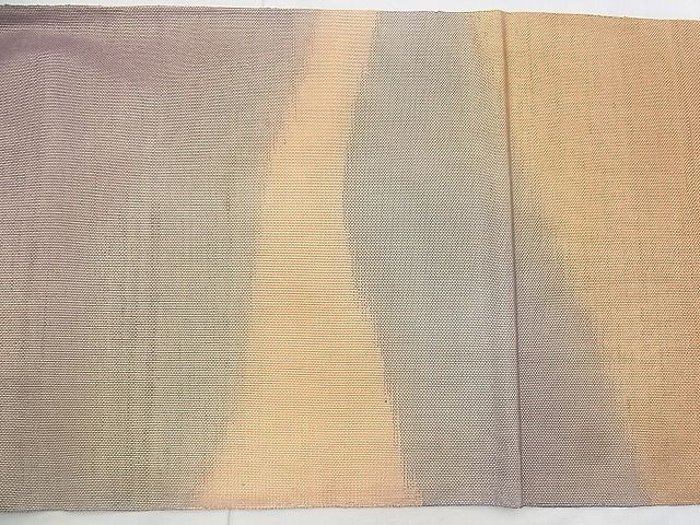 平和屋着物◎太鼓柄袋帯 霞文 金糸 逸品 BAAJ1095if