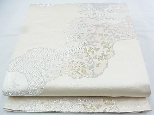 平和屋着物◎西陣 六通柄袋帯 道長文様 金銀糸 逸品 BAAJ5525ns