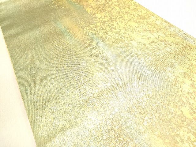 平和屋着物◎六通柄袋帯 霞文 金糸 引箔 逸品 DAAH1427cm