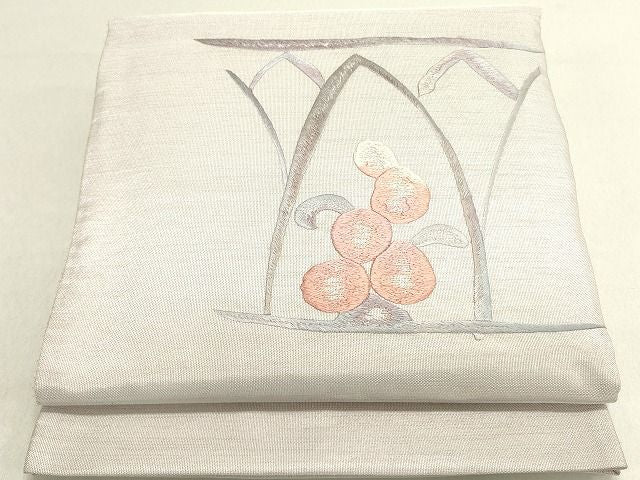 平和屋着物◎太鼓柄袋帯 総刺繍 抽象文様 逸品 DAAH4851yyy