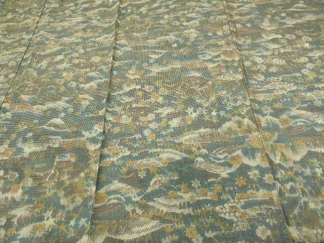 平和屋着物■上質な紬 風景文 逸品 DAAH6265sf