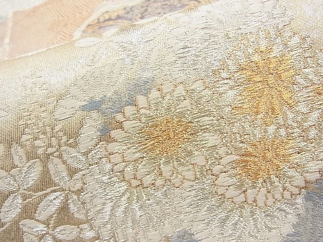 平和屋着物◎六通柄袋帯 王朝歌撰 金銀糸 逸品 BAAJ6923sa