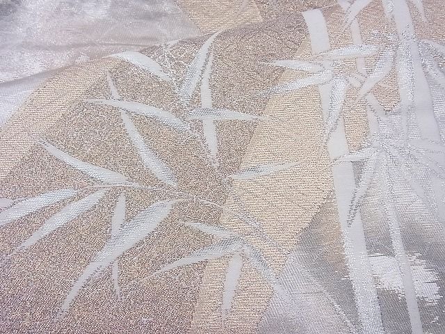 平和屋着物◎六通柄袋帯 寿扇 錦引箔 逸品 BAAJ0941cm
