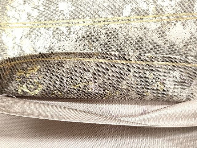 平和屋着物◎六通柄袋帯 箔のつどい 金銀糸 逸品 CAAF5924oy