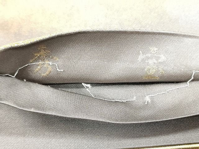 平和屋着物◎太鼓柄袋帯 秀宝 金糸 逸品 CAAF5948oy