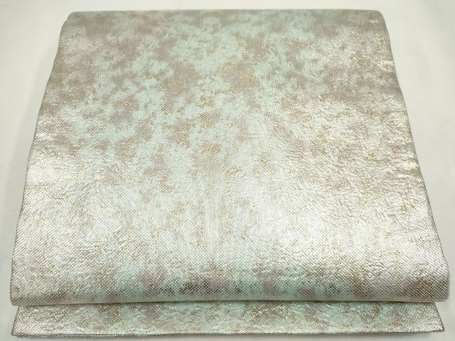 平和屋着物◎全通柄袋帯 霞文 金糸 逸品 CAAG6578ou