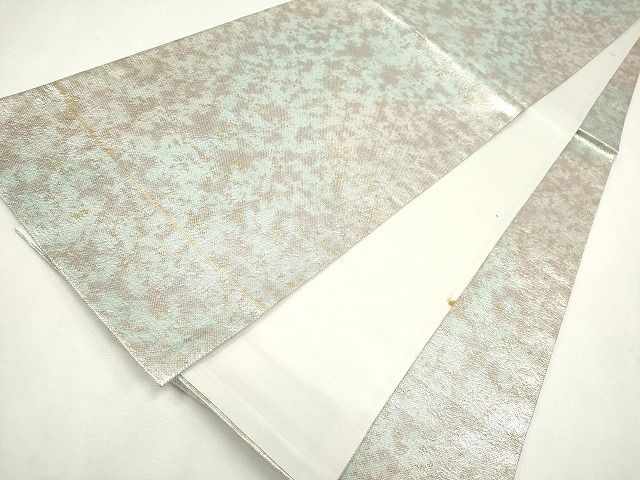 平和屋着物◎全通柄袋帯 霞文 金糸 逸品 CAAG6578ou