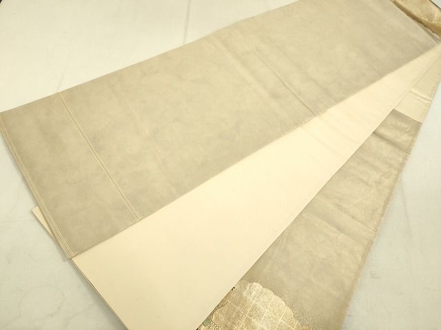 平和屋着物■太鼓柄袋帯 刺繍 松文 金糸 引箔 逸品 DAAH1914du