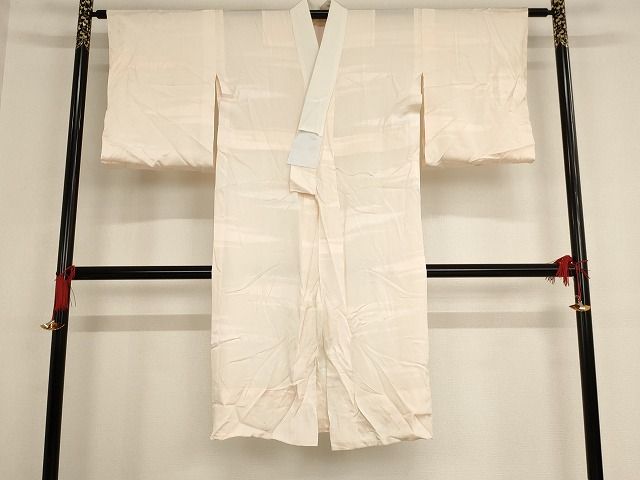 平和屋着物■長襦袢 無双仕立て 霞地紋 暈し染め 正絹 逸品 AAAK2302Aja