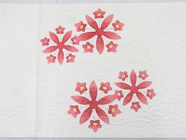 平和屋着物◎太鼓柄袋帯 ふくれ織 沢瀉 金彩 逸品 BAAJ5468ns