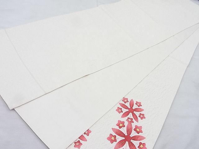 平和屋着物◎太鼓柄袋帯 ふくれ織 沢瀉 金彩 逸品 BAAJ5468ns