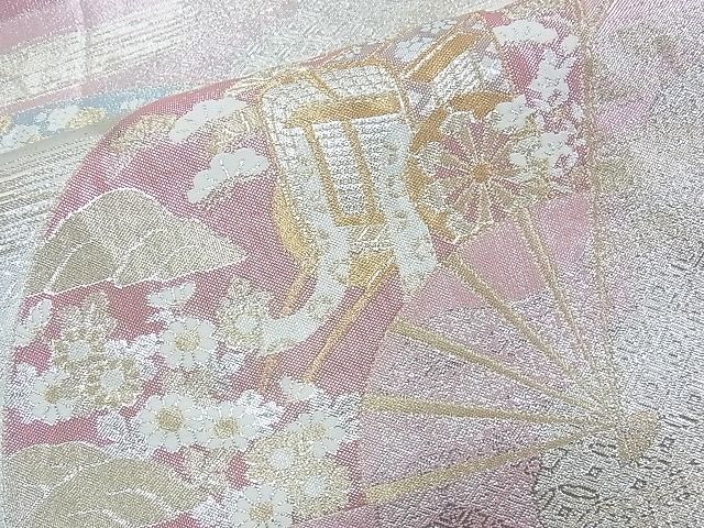 平和屋着物◎九百佐賀錦 六通柄袋帯 光悦 金銀糸 逸品 BAAJ5589ns