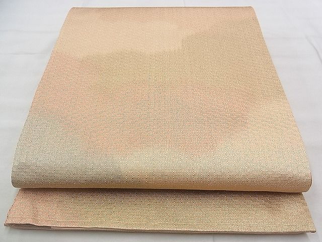 平和屋着物◎全通柄袋帯 霞文 金糸 逸品 BAAJ3223if