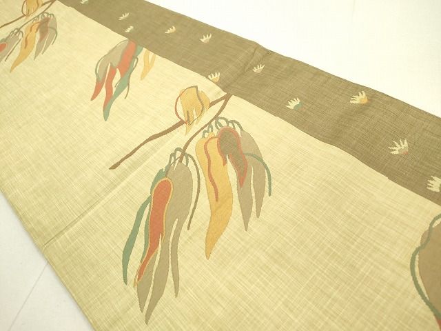 平和屋着物◎六通柄袋帯 枝花間道 逸品 DAAI2081rt