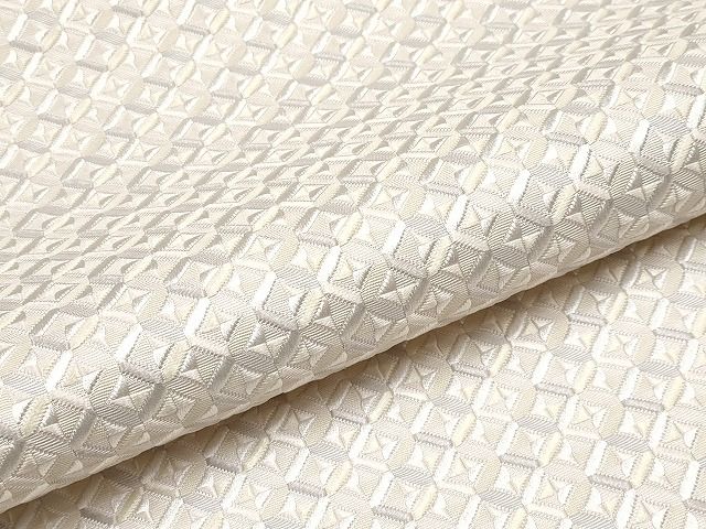 平和屋本店■極上 本場筑前博多織 八寸名古屋帯 切子柄 逸品 未使用 CYAA0720s4