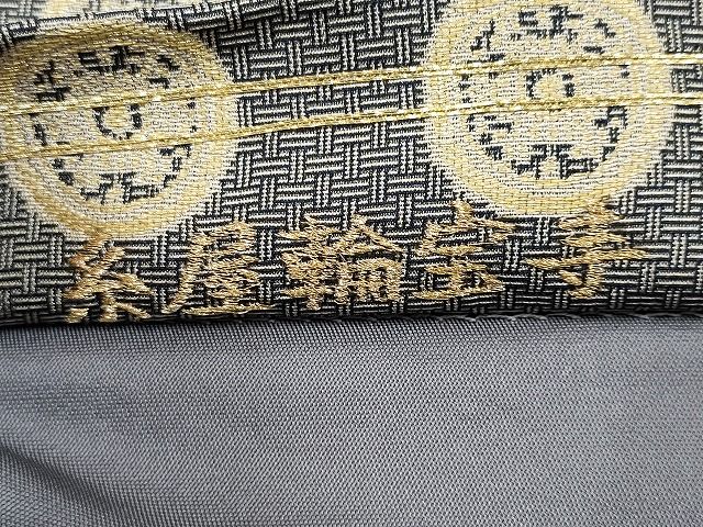 平和屋本店■極上 龍村美術織物 たつむら 全通柄袋帯 糸屋輪宝寺 金糸 逸品 CYAA0713s4