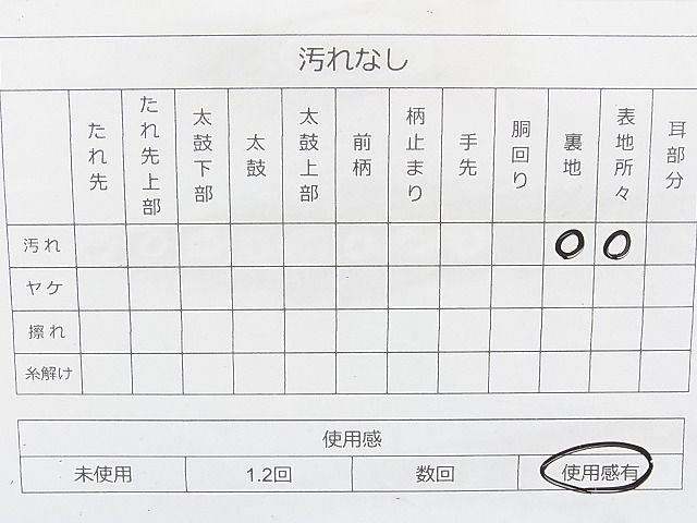平和屋着物◎六通柄袋帯 扇面重 金糸 逸品 BAAJ6944sa