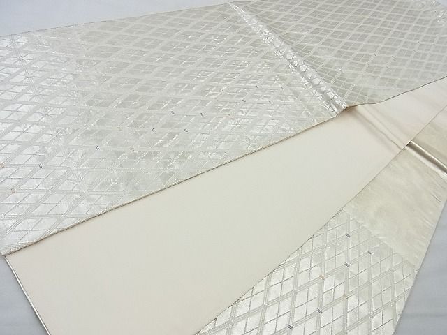 平和屋着物◎太鼓柄袋帯 唐織 名勝 金銀糸 逸品 BAAJ9781cm