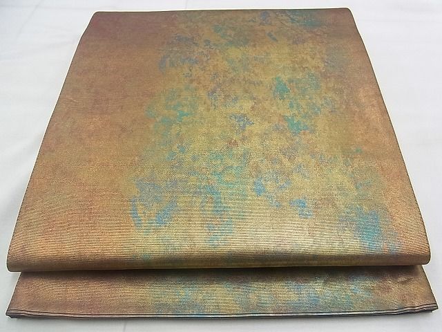平和屋着物◎六通柄袋帯 霞文 引箔 逸品 BAAK0145if