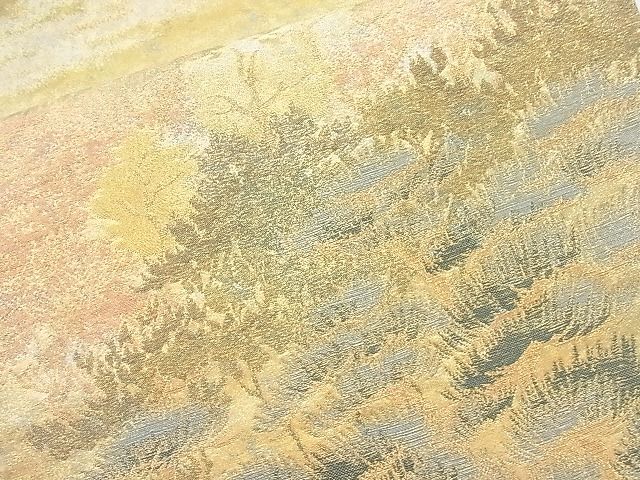 平和屋着物◎六通柄袋帯 ふるさと 金糸 引箔 逸品 BAAJ8390ns