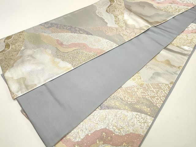 平和屋着物◎六通柄袋帯 道長花唐草文 金糸 逸品 CAAH5612qe