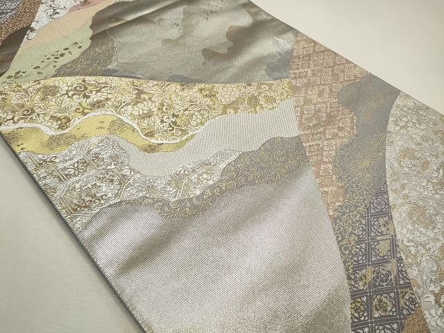 平和屋着物◎六通柄袋帯 道長花唐草文 金糸 逸品 CAAH5612qe