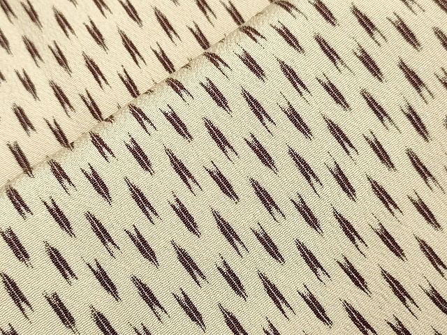 平和屋着物■上質なお召 矢絣 逸品 DAAI3569tw
