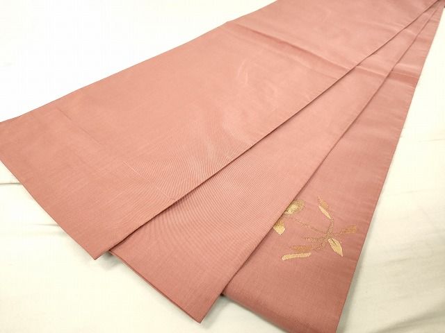 平和屋着物◎太鼓柄袋帯 枝葉文 金糸 逸品 DAAI3673tw