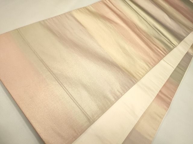 平和屋着物◎太鼓柄袋帯 吉祥花文 金糸 逸品 CAAI0130oy