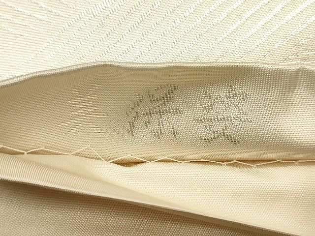 平和屋着物◎西陣 六通柄袋帯 天井草花文 銀糸 逸品 CAAI0115oy