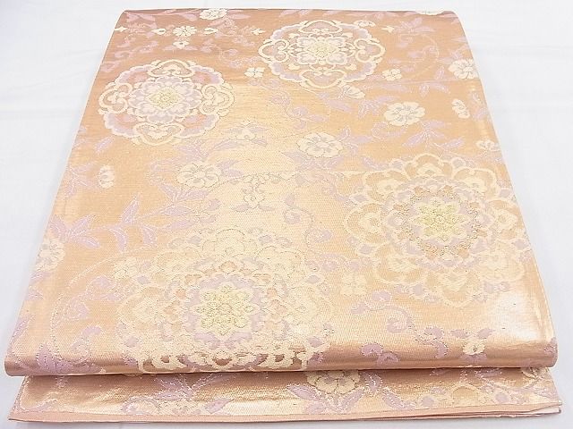 平和屋着物◎六通柄袋帯 宝相華 金糸 逸品 BAAK4023ns