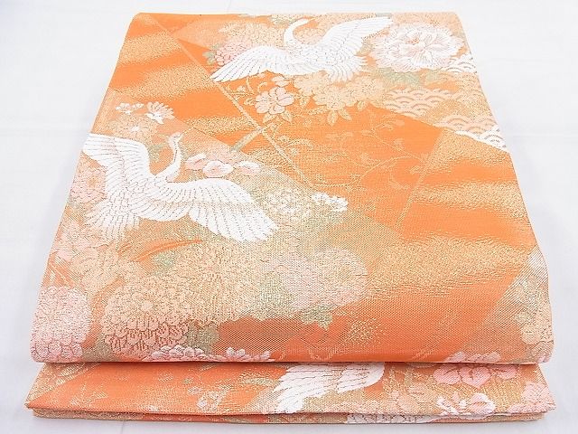平和屋着物◎佐賀錦 六通柄袋帯 唐織 古都の舞 九百錦 金糸 逸品 BAAK5175ns