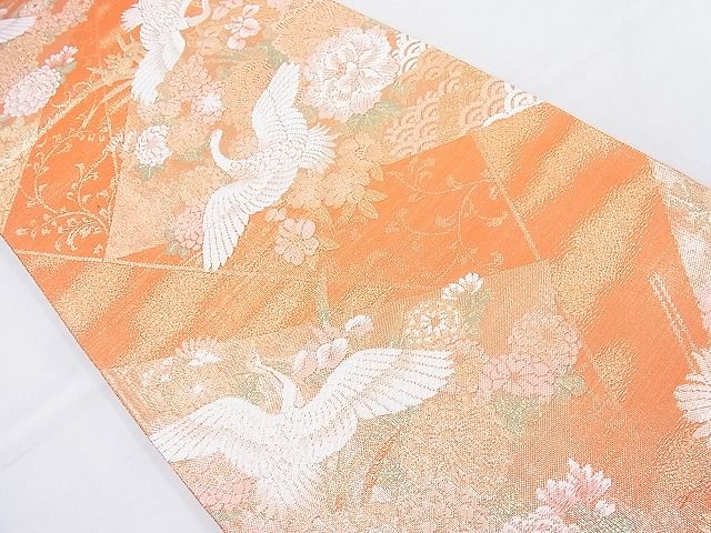 平和屋着物◎佐賀錦 六通柄袋帯 唐織 古都の舞 九百錦 金糸 逸品 BAAK5175ns