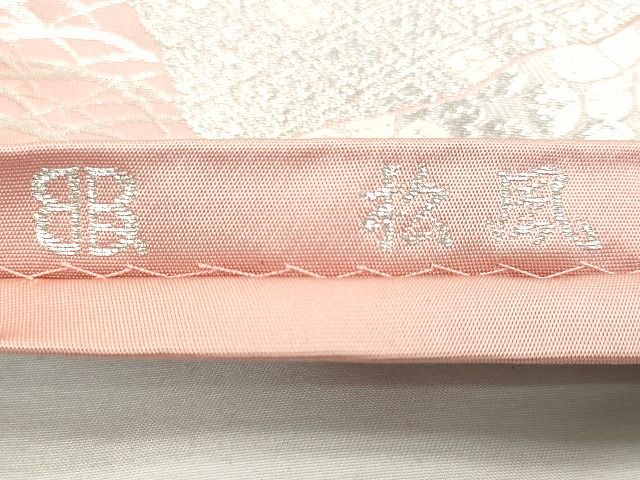 平和屋着物◎西陣 服部織物謹製 六通柄袋帯 松風 銀糸 逸品 CAAI1233ku