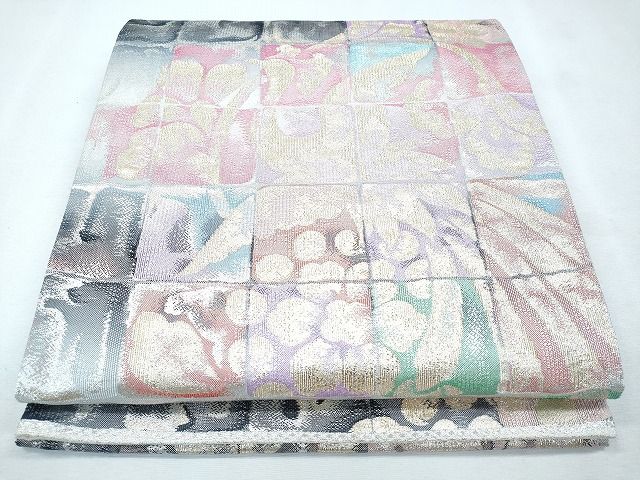 平和屋着物◎六通柄袋帯 鳳凰花文 金銀糸 逸品 CAAI1261ku