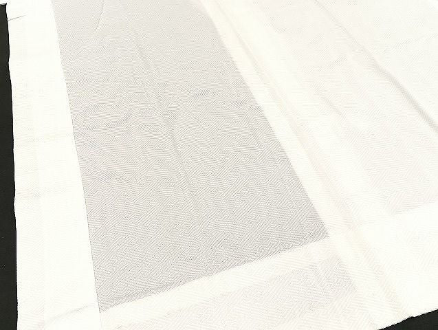 平和屋着物■長襦袢 無双仕立て 紗綾形地紋 洗える着物 BAAJ7594pk