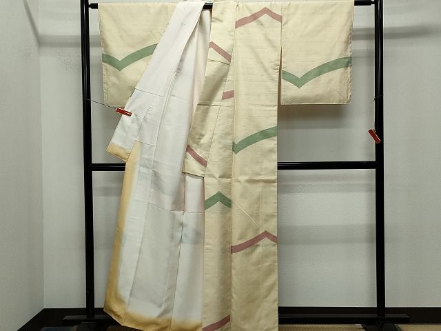 平和屋着物■上質な紬 吉祥文 逸品 CAAI0530yk
