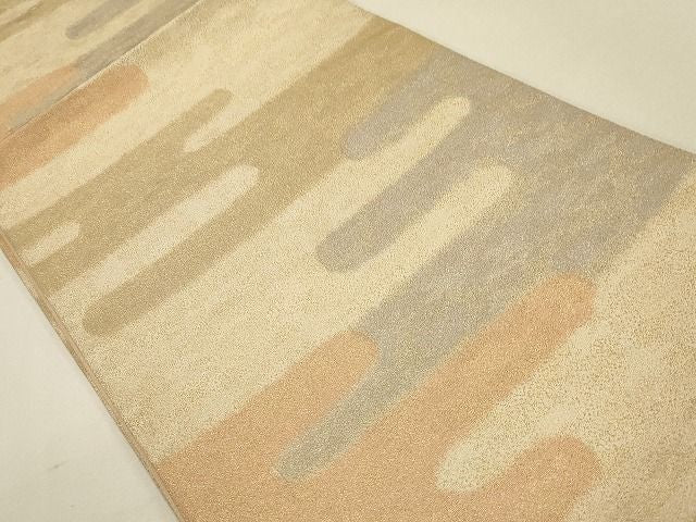 平和屋着物◎全通柄袋帯 霞文 金糸 逸品 CAAH7344dy