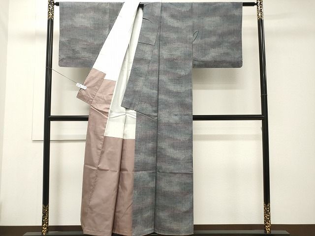 平和屋着物■上質な紬 霞文 逸品 CAAH9884ev