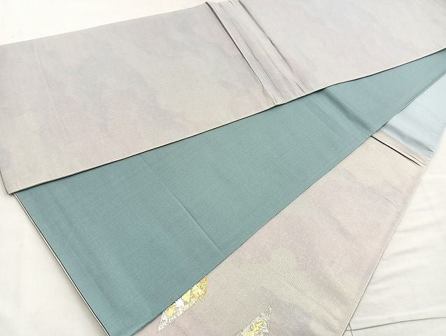平和屋着物●太鼓柄袋帯 熨斗文 金銀彩 逸品 BAAK2593ea