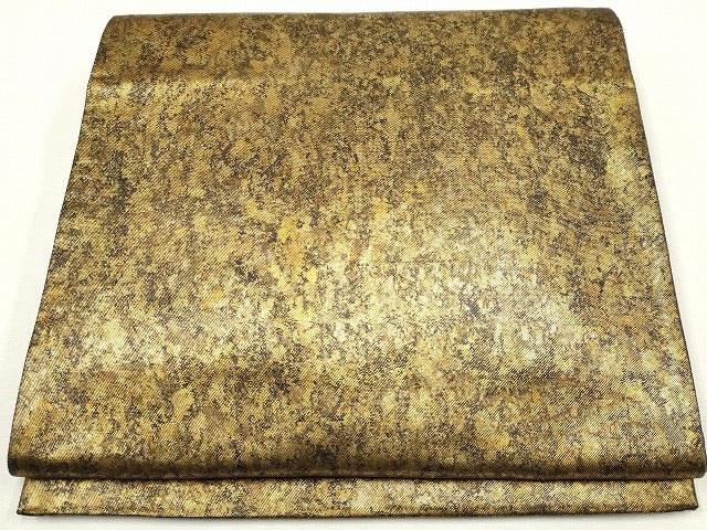 平和屋着物◎六通柄袋帯 霞文 金糸 逸品 CAAI6037ou