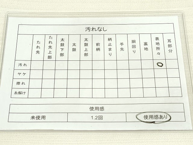 平和屋着物◎太鼓柄袋帯 抽象文様 銀糸 逸品 DAAJ2533mz