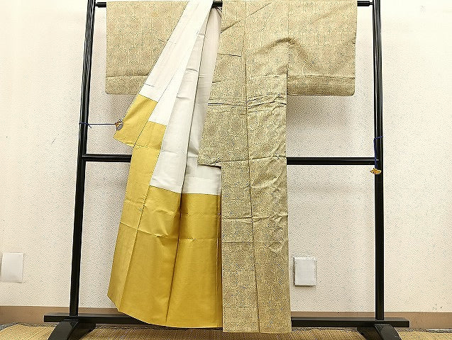 平和屋着物■本場大島紬 幾何学文様 逸品 BAAK8811ct