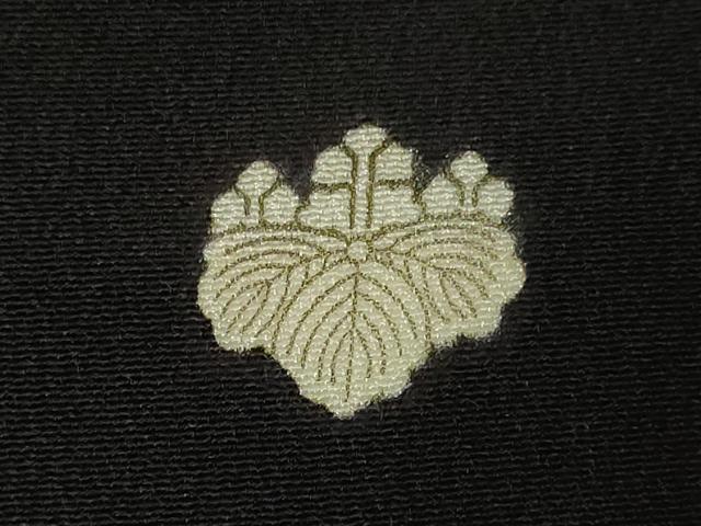 平和屋着物■豪華黒留袖 刺繍 飛鶴風景文 金銀糸 逸品 CAAI2201id