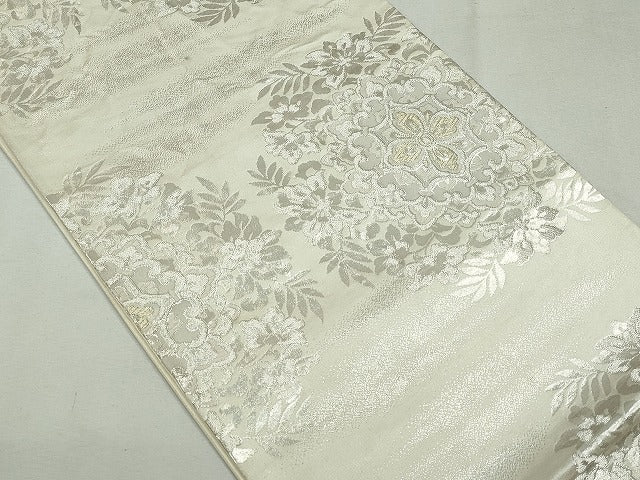 平和屋着物◎六通柄袋帯 正倉院花唐草文 金銀糸 逸品 CAAI3739ku