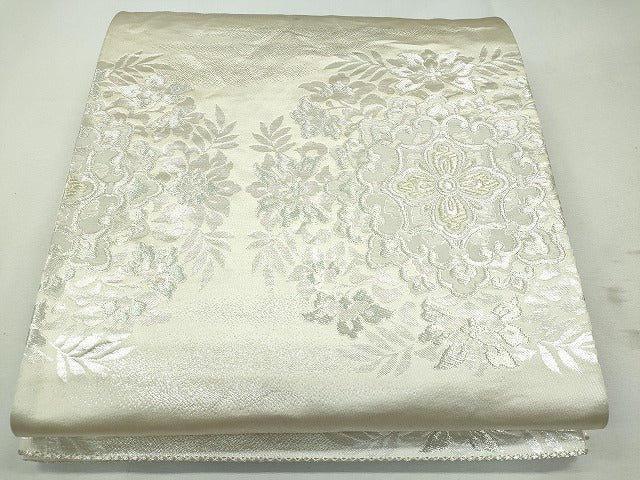 平和屋着物◎六通柄袋帯 正倉院花唐草文 金銀糸 逸品 CAAI3739ku