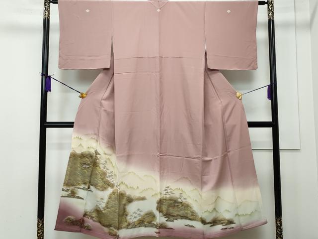 平和屋着物■豪華色留袖 京風景草木文 金彩 正絹 逸品 CAAK1273vf
