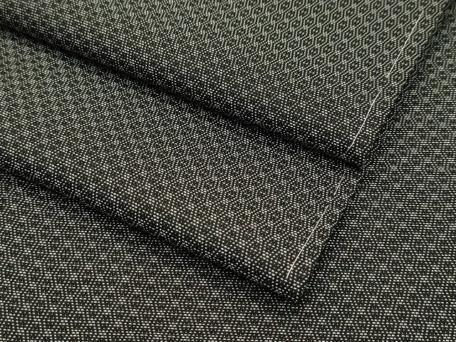 平和屋本店●超希少 本場黄八丈 黒八丈 紬 たつみ綾織 逸品 未使用 3s3576